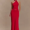 Top halter Mariposa Slinky – Rojo