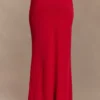 Falda larga de cola de pez Bruna Slinky – Rojo Falda larga de cola de pez Bruna Slinky – Rojo