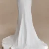 Falda larga de cola de pez Clara – Blanco