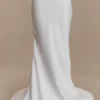 Falda larga de cola de pez Clara – Blanco