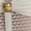 Falda larga de croché Mania con detalles metálicos – Marfil Falda larga de croché Mania con detalles metálicos – Marfil