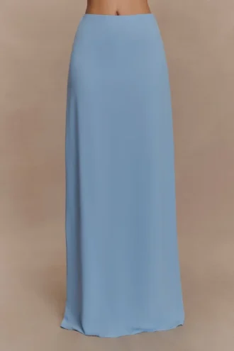 Falda larga de gasa Katalina – Azul cielo Falda larga de gasa Katalina – Azul cielo