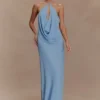 Falda larga de gasa Katalina – Azul cielo Falda larga de gasa Katalina – Azul cielo