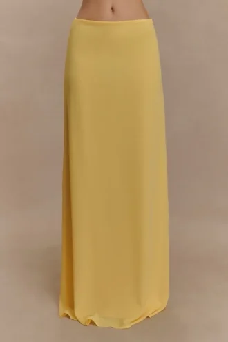 Falda larga de gasa Katalina – Butterscotch Falda larga de gasa Katalina – Butterscotch