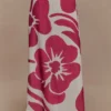 Falda larga de gasa Katalina – Estampado Deco Fleur rojo Falda larga de gasa Katalina – Estampado Deco Fleur rojo