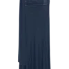 Falda larga de malla Arna – Azul medianoche Falda larga de malla Arna – Azul medianoche