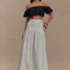 Falda larga de otoño – Blanca Falda larga de otoño – Blanca