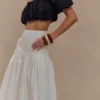 Falda larga de otoño – Blanca Falda larga de otoño – Blanca