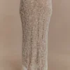 Falda larga de punto Cordelia – Marfil Falda larga de punto Cordelia – Marfil