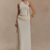 Falda larga de punto de talle bajo Bowie – Marfil Falda larga de punto de talle bajo Bowie – Marfil