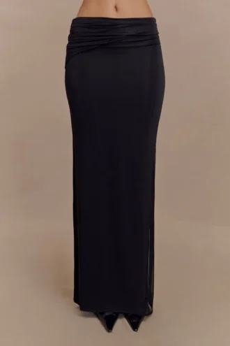 Falda larga Judy Slinky y malla – Negro Falda larga Judy Slinky y malla – Negro