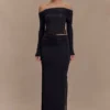 Falda larga Judy Slinky y malla – Negro Falda larga Judy Slinky y malla – Negro