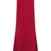 Falda maxi asimétrica Ainsley con adornos florales – Rosa fucsia