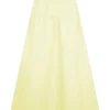 Falda midi Amirah – Limón