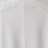 Falda midi con paneles de encaje Skylar – Blanca