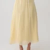 Falda midi con paneles Georgia – Butter Falda midi con paneles Georgia – Butter