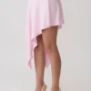 Falda midi con volantes de modal Talise – Rosa ballet Falda midi con volantes de modal Talise – Rosa ballet