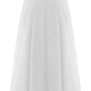 Falda midi de corte A Mae – Blanco Falda midi de corte A Mae – Blanco