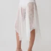 Falda midi de encaje Haime – Marfil Falda midi de encaje Haime – Marfil
