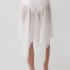 Falda midi de encaje Haime – Marfil Falda midi de encaje Haime – Marfil