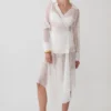 Falda midi de encaje Haime – Marfil Falda midi de encaje Haime – Marfil