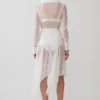 Falda midi de encaje Haime – Marfil Falda midi de encaje Haime – Marfil