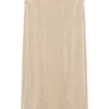 Falda midi de lino deshilachada Annie – Natural Falda midi de lino deshilachada Annie – Natural