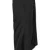 Falda midi de seda Zendaya – Negro Falda midi de seda Zendaya – Negro