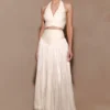 Falda midi fruncida Makena – Blanco ópalo Falda midi fruncida Makena – Blanco ópalo