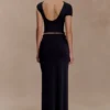 Falda midi Haven Slinky Twist – Negro Falda midi Haven Slinky Twist – Negro
