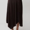 Falda midi Luu Slinky – Chocolate oscuro Falda midi Luu Slinky – Chocolate oscuro