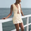 Falda Tessa Broderie – Limón Falda Tessa Broderie – Limón