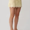 Falda Tessa Broderie – Limón Falda Tessa Broderie – Limón