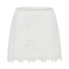 Falda Tessa Broderie Mini – Blanca Falda Tessa Broderie Mini – Blanca