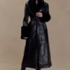 Gabardina de imitación de cuero Bec con pelo sintético – Negro Gabardina de imitación de cuero Bec con pelo sintético – Negro