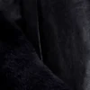 Gabardina de imitación de cuero Bec con pelo sintético – Negro Gabardina de imitación de cuero Bec con pelo sintético – Negro