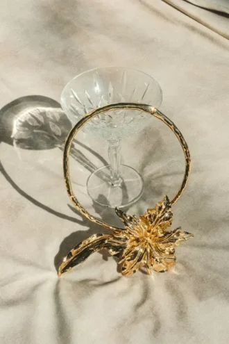 Gargantilla floral Allona – Oro Gargantilla floral Allona – Oro