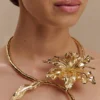 Gargantilla floral Allona – Oro Gargantilla floral Allona – Oro