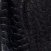 Guantes Atlas de imitación de piel de cocodrilo – Negro