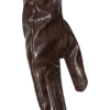 Guantes Atlas de piel sintética con estampado de cocodrilo – Chocolate Guantes Atlas de piel sintética con estampado de cocodrilo – Chocolate