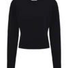 Jersey con cintura ceñida Ciaralee – Negro Jersey con cintura ceñida Ciaralee – Negro