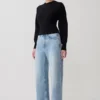 Jersey con cintura ceñida Ciaralee – Negro Jersey con cintura ceñida Ciaralee – Negro