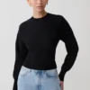 Jersey con cintura ceñida Ciaralee – Negro Jersey con cintura ceñida Ciaralee – Negro