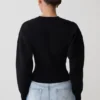 Jersey con cintura ceñida Ciaralee – Negro Jersey con cintura ceñida Ciaralee – Negro