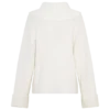 Jersey de punto con cuello en V Bianka – Blanco roto Jersey de punto con cuello en V Bianka – Blanco roto