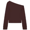 Jersey holgado de cuello redondo Aiden – Chocolate Jersey holgado de cuello redondo Aiden – Chocolate