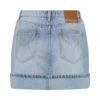 Minifalda Denim con vuelta Lakoda – Azul claro lavado Minifalda Denim con vuelta Lakoda – Azul claro lavado