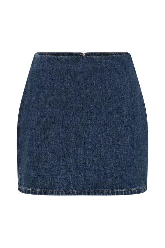 Minifalda Denim Ellie – Azul oscuro Minifalda Denim Ellie – Azul oscuro