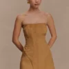 Minivestido Andy de ante sintético – Camel Minivestido Andy de ante sintético – Camel