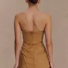 Minivestido Andy de ante sintético – Camel Minivestido Andy de ante sintético – Camel